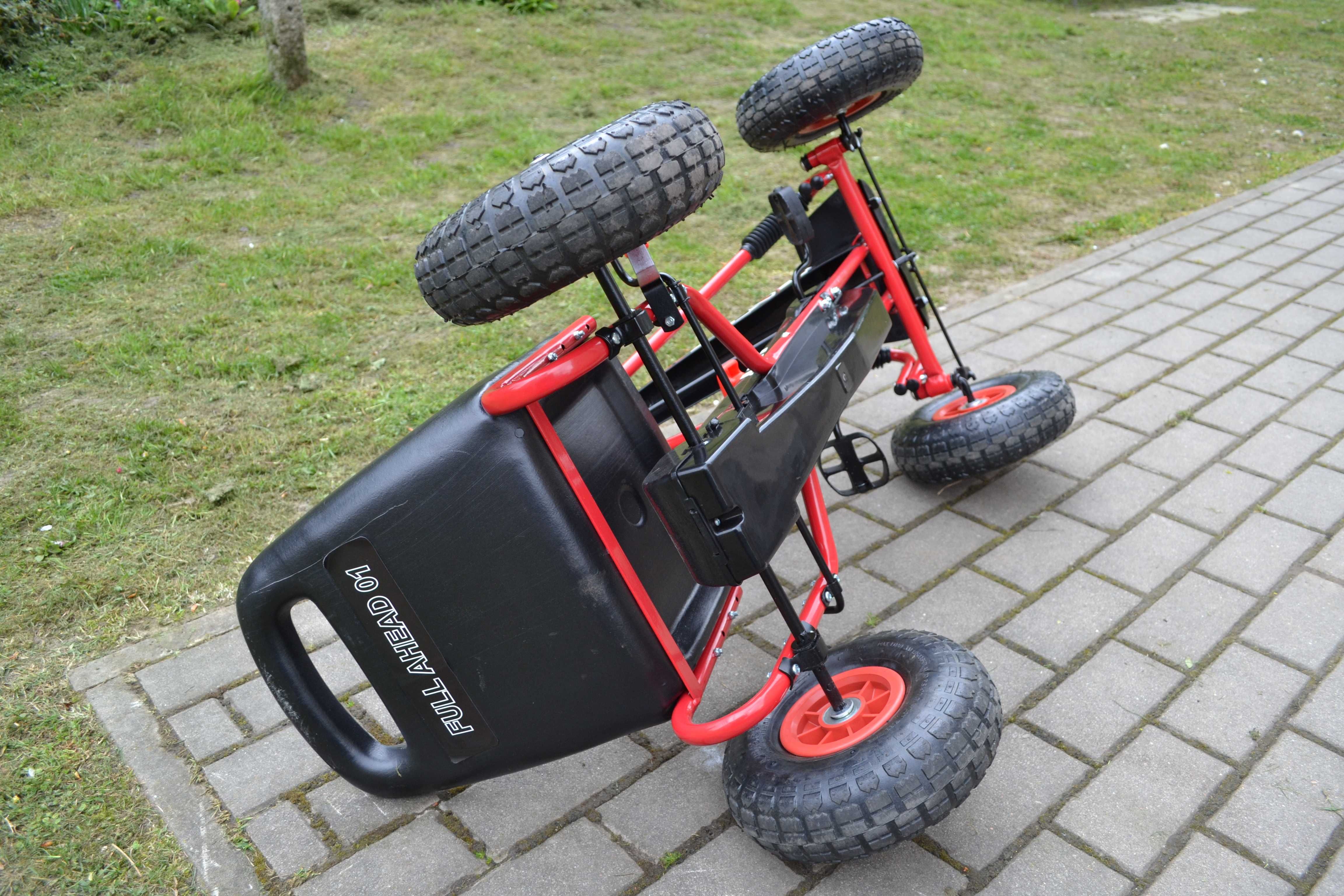 Gokart na pedały Pompowane koła Jak Nowy