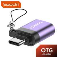 Адаптер переходник Toocki Type-C на USB 3.0 OTG и на оборот