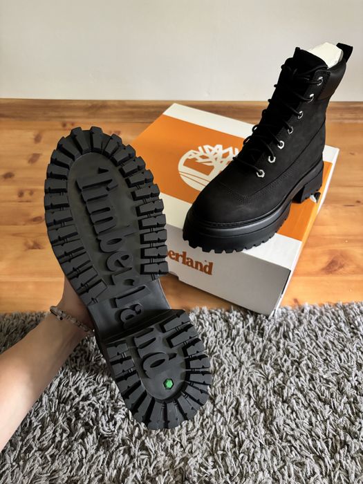 Timberland buty jesień skóra czarne