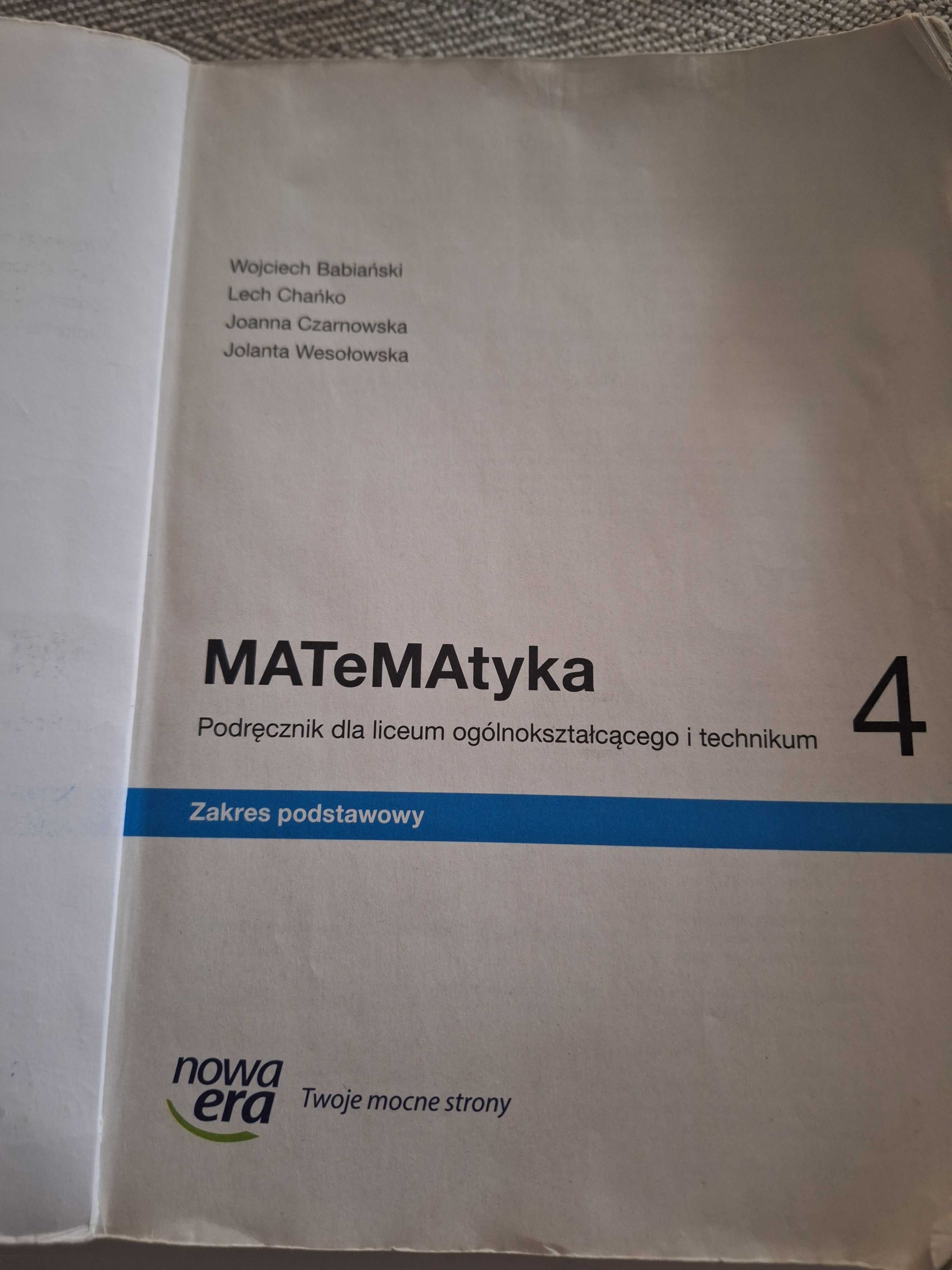 Matematyka 4 dla liceum i technikum