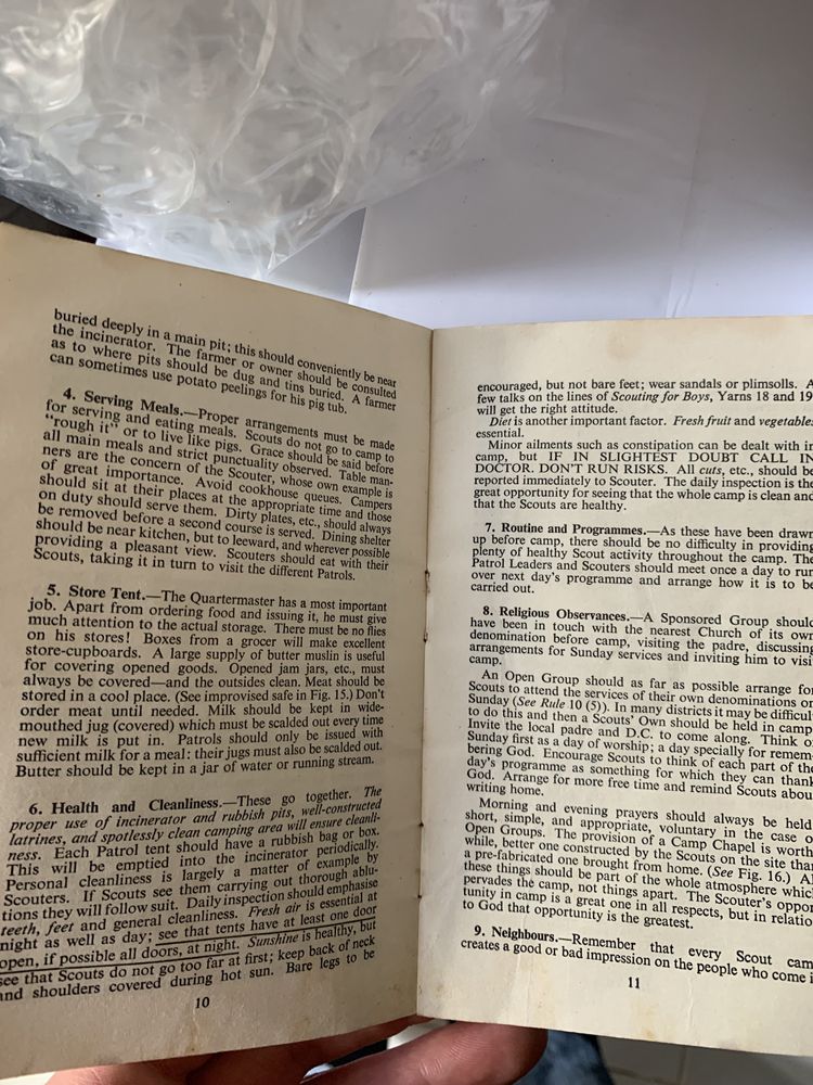 Escuteiros - Manual de campo escutismo inglês de 1960