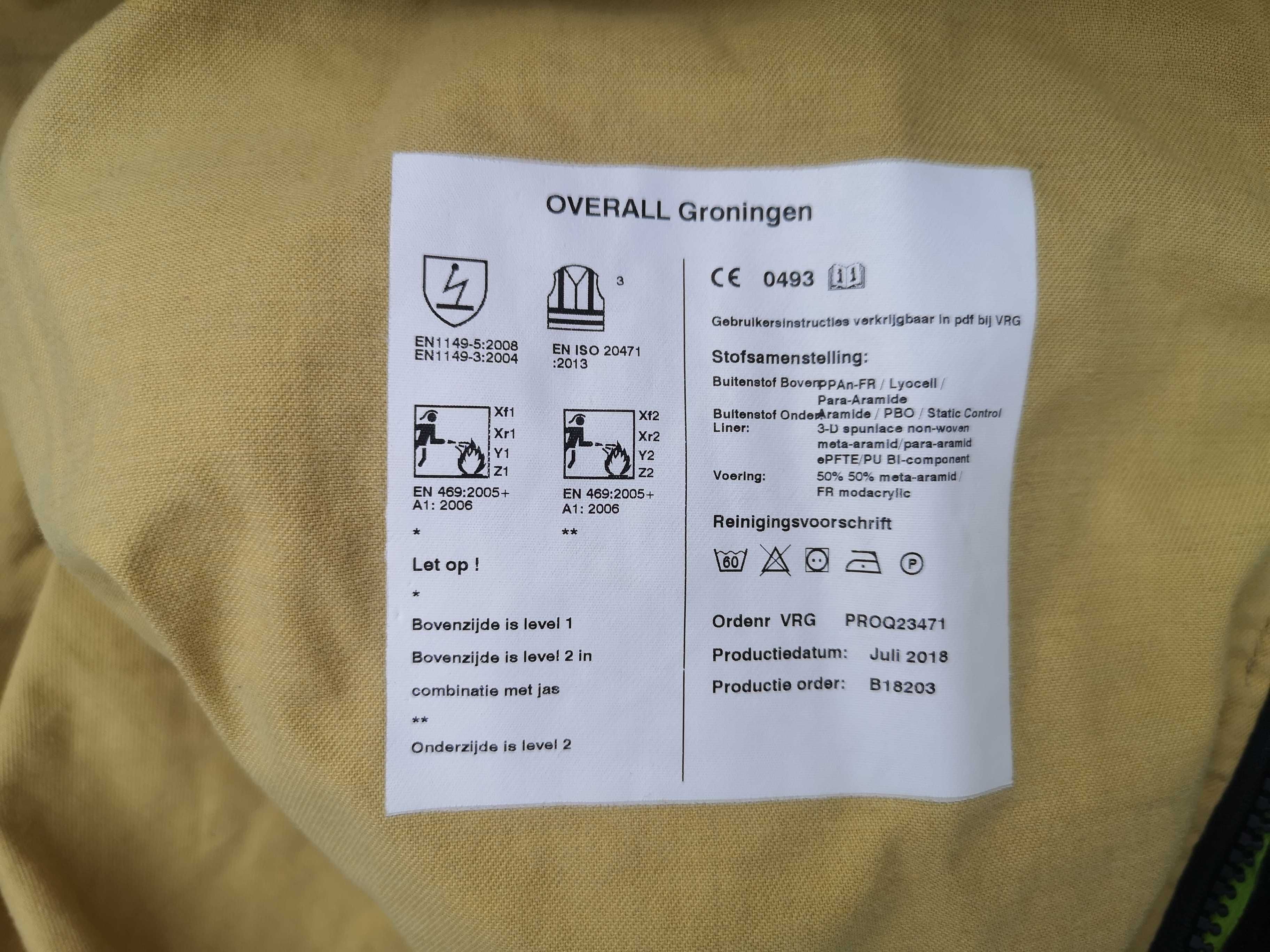 Kombinezon dla gr specjalistycznej XL/2XL OSP STRAŻ PSP GPR USAR