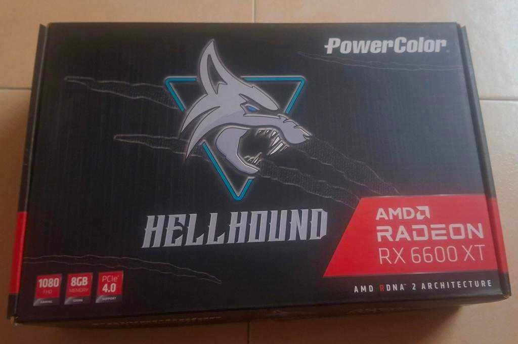 Gráfica Radeon RX6600 XT Hellhound OC 8GB GDDR6