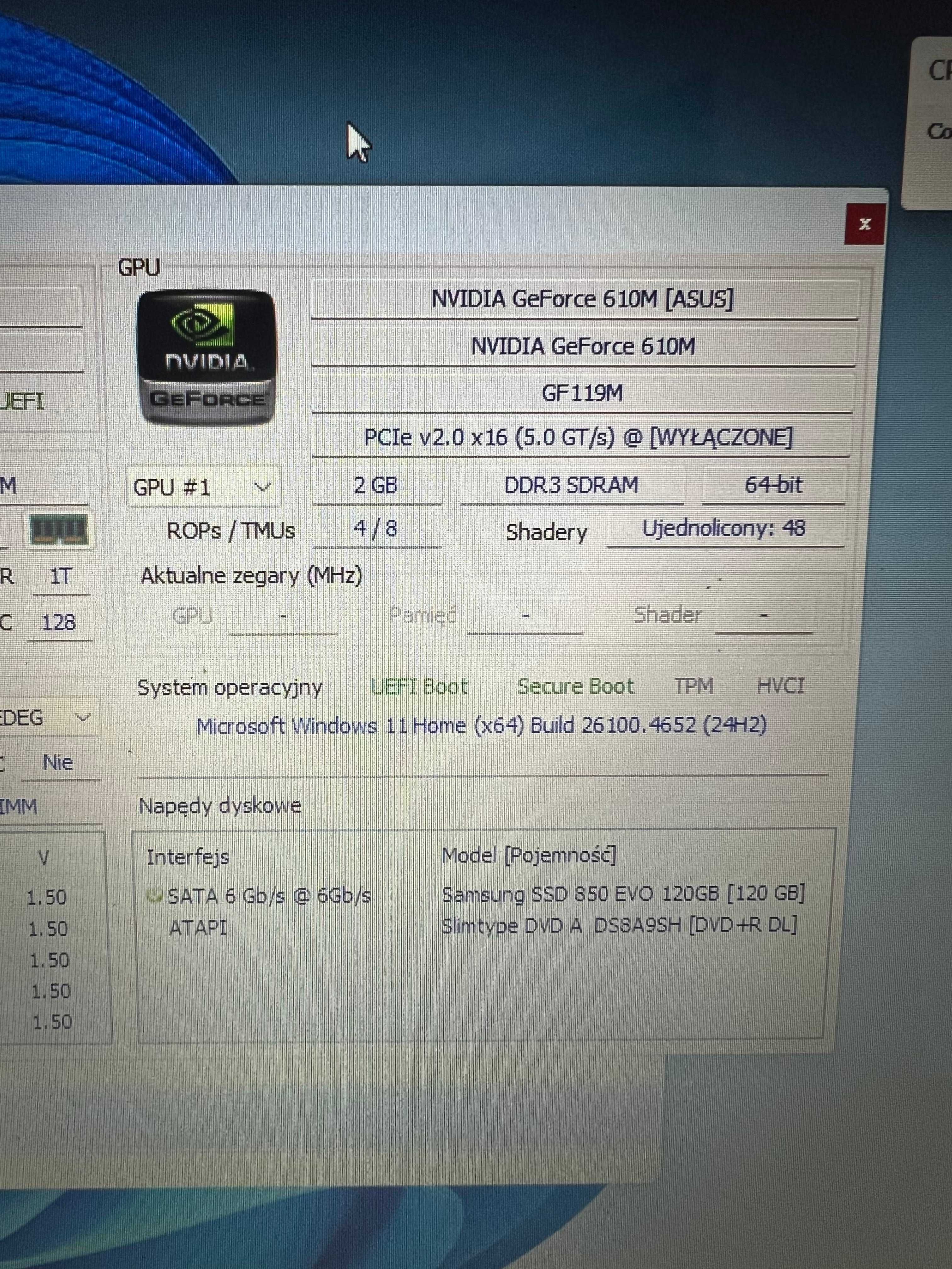Laptop ASUS K55VD Windows 11