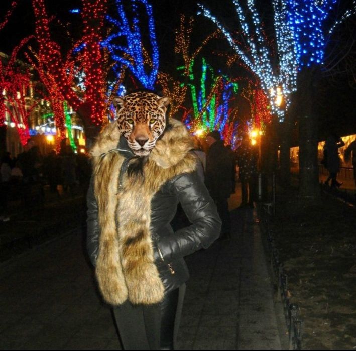 Куртка-жилетка с мехом женская очень тёплая