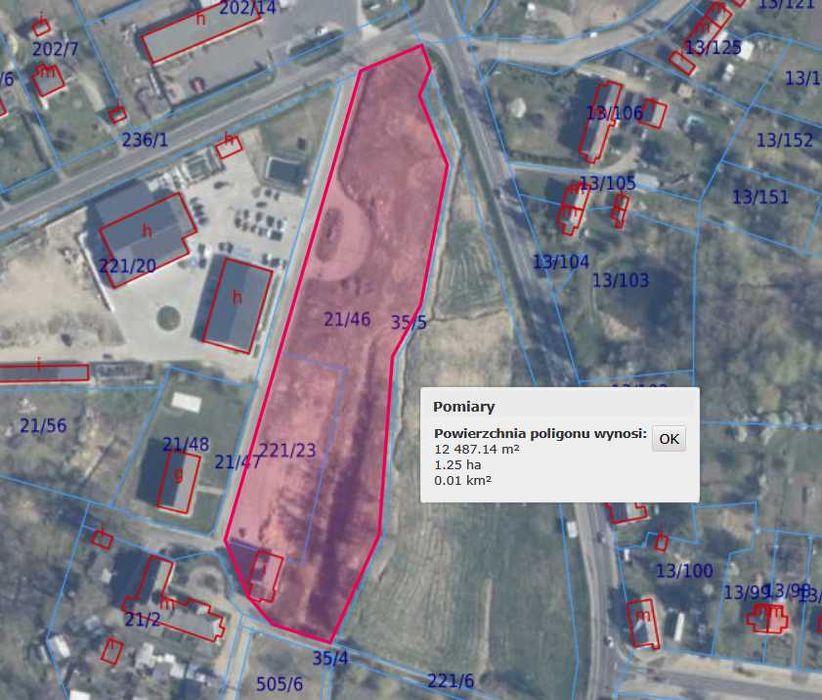 Teren inwestycyjny przy DK21, Suchorze | 23 km od Słupska