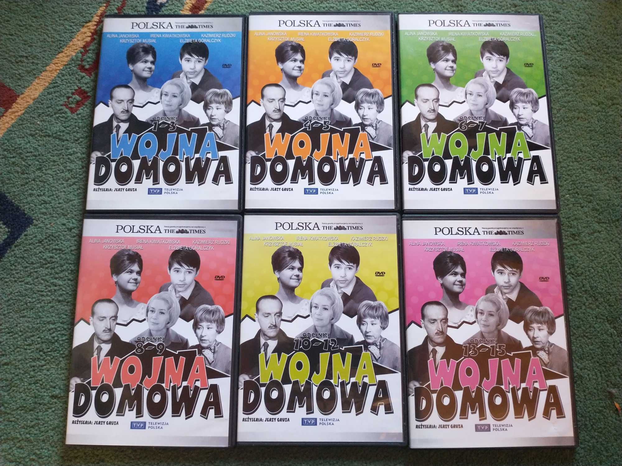 Serial Wojna domowa, 6 płyt DVD (odcinki 1-15)