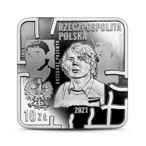moneta srebrna NBP 10zł "Pamięci ofiar stanu wojennego" 2021 + folder