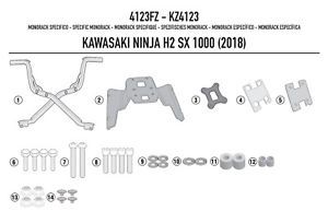 4123FZ stelaż KAWASAKI Ninja H2 SX (18 > 21) NOWY givi centralny