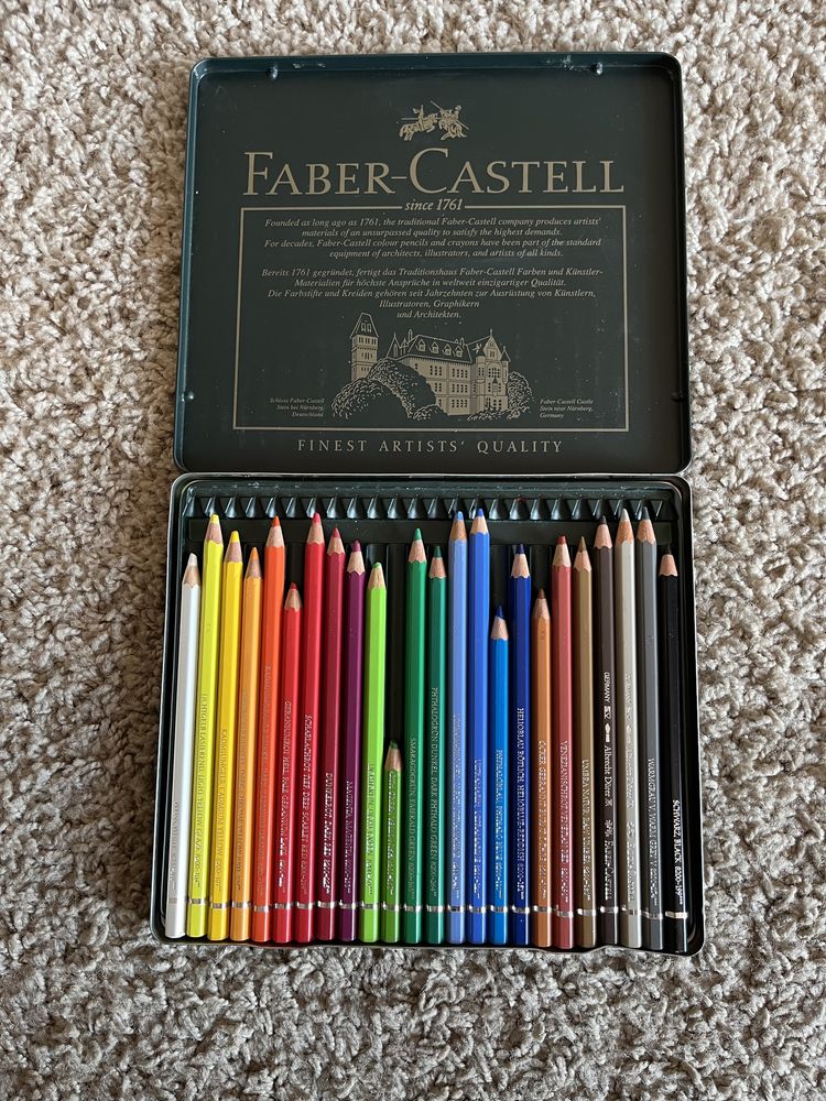 Faber Castell zestaw kredek Albrecht Durer 24 szt kredki akwarelowe