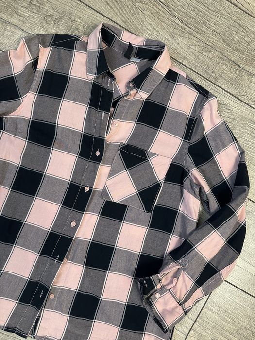 Женская стильная рубашка в клетку от H&M