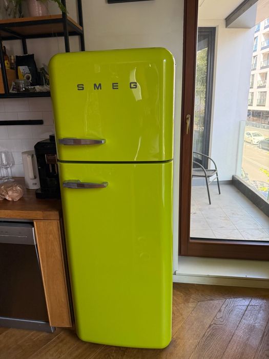 Lodówka SMEG limonkowa