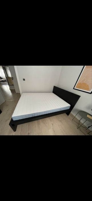 Łóżko Malm 160x200 oraz Materac Valevåg
