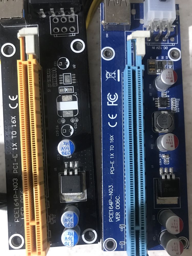 Кабель VGA, райзер PCI-Express