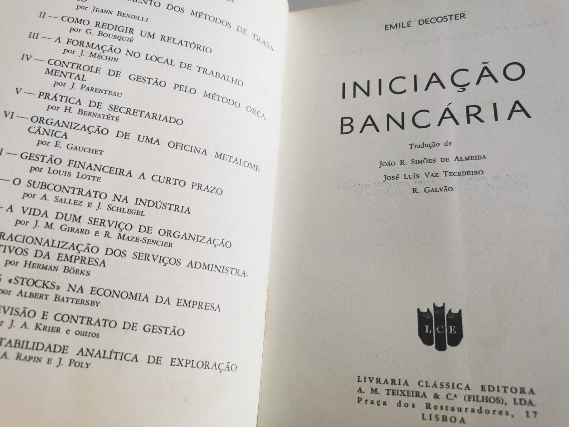 Iniciação Bancária - Emile Decoster