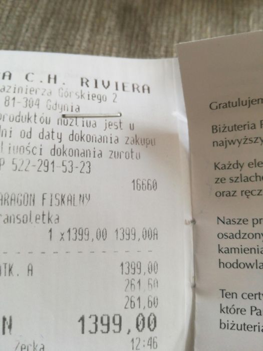 Pandora  laczennie srebra  ze zlotem