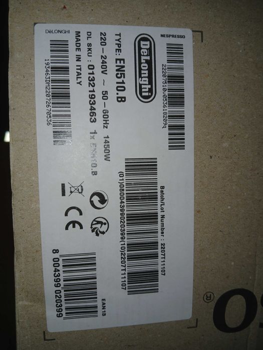 De Longhi Lattissima One + zestaw kapsulek gratis