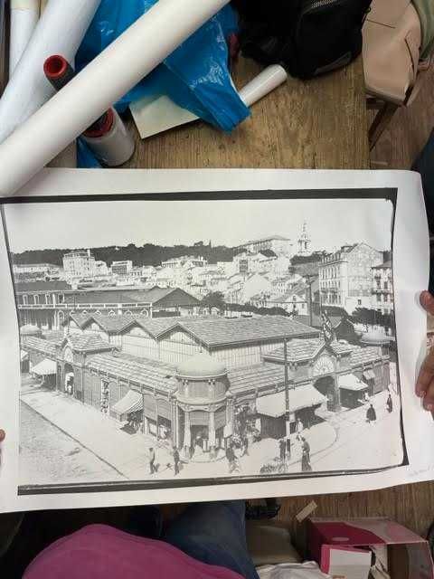 Fotografia antigo mercado alcantara - pelicula do memso