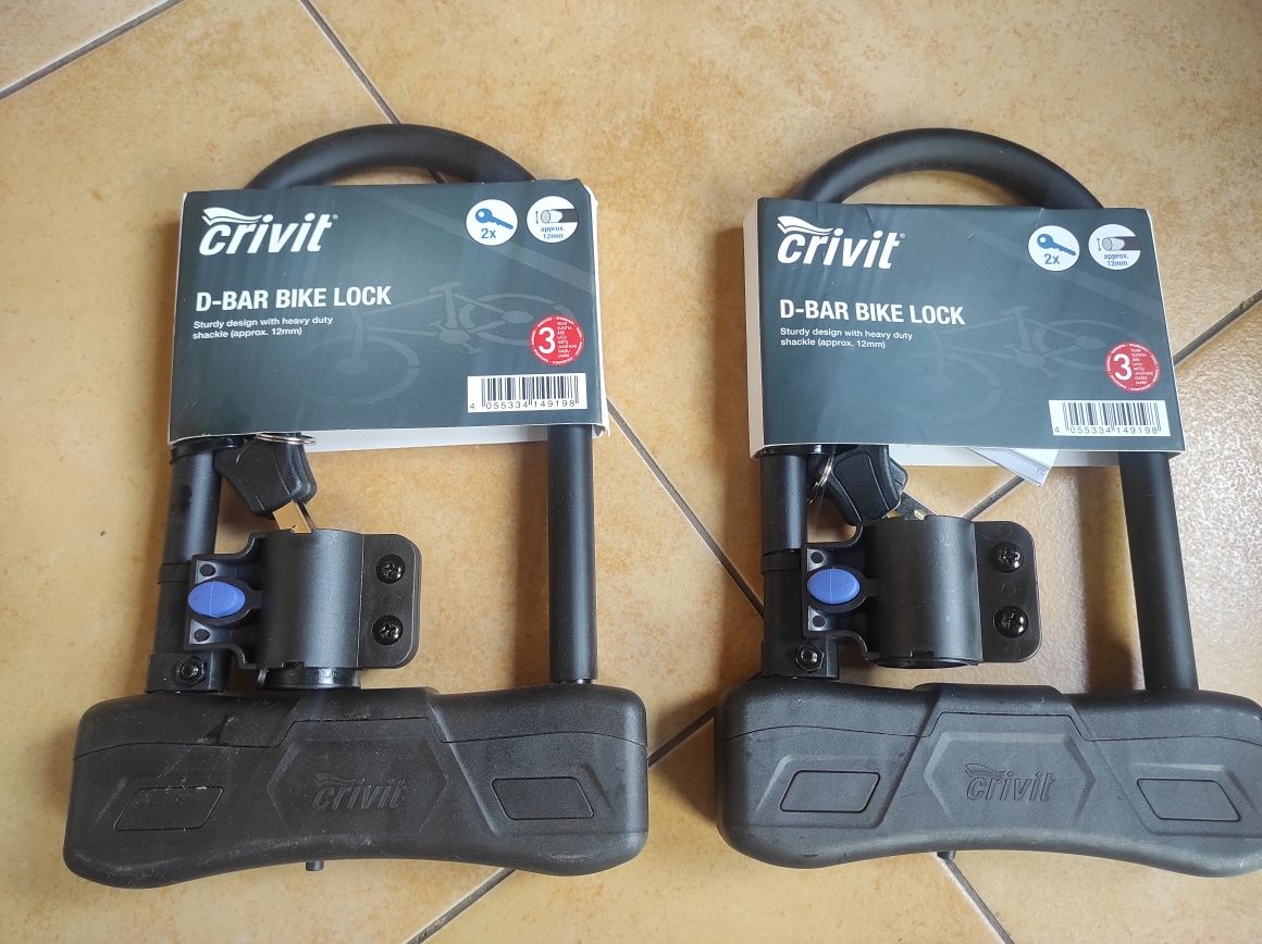 Велозамок u-lock Crivit® ГЕРМАНИЯ велосипедный замок скоба подкова