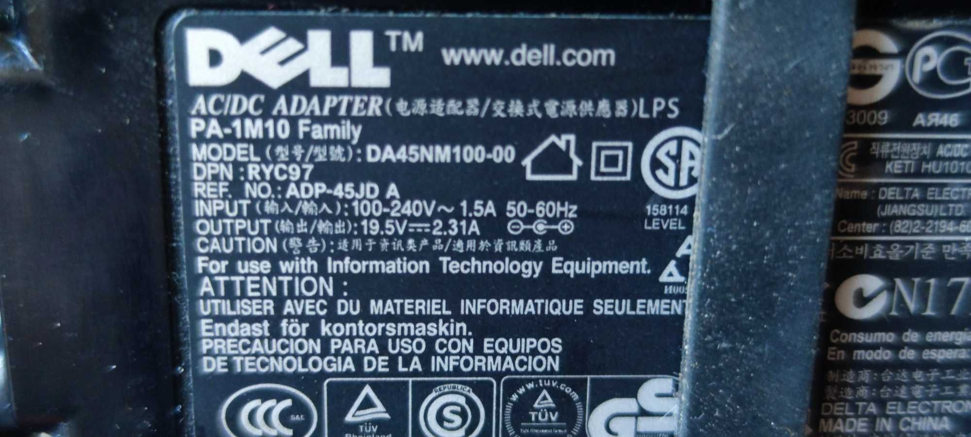 Transformador Dell portatil