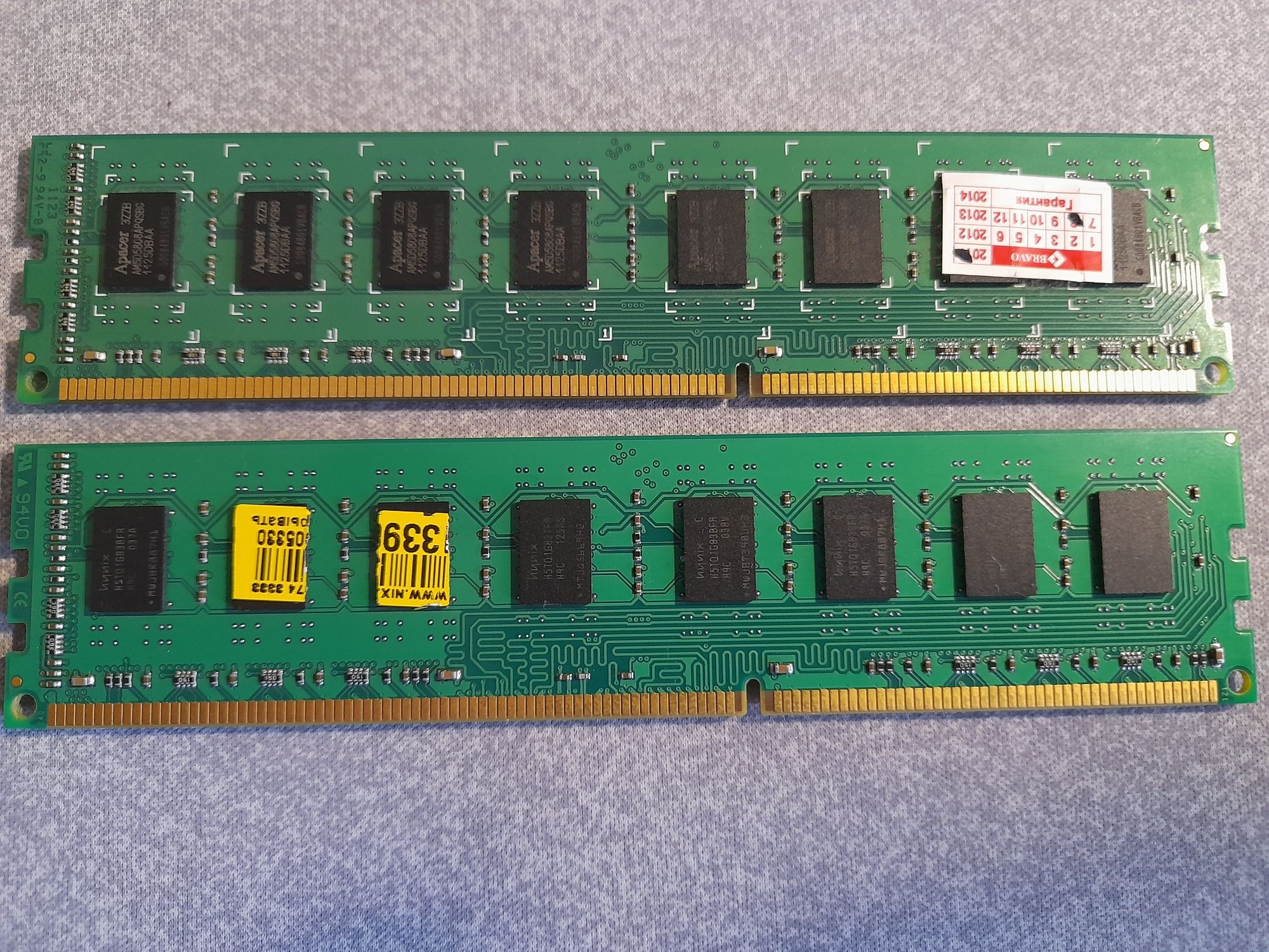 Оперативна пам'ять ddr 3 1333 2x2 gb