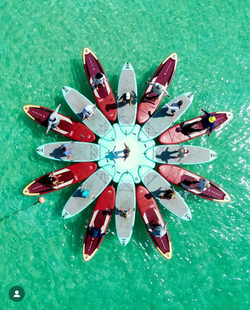 Stacja dokująca do jogi na SUP Aqua Marina Yoga Dock