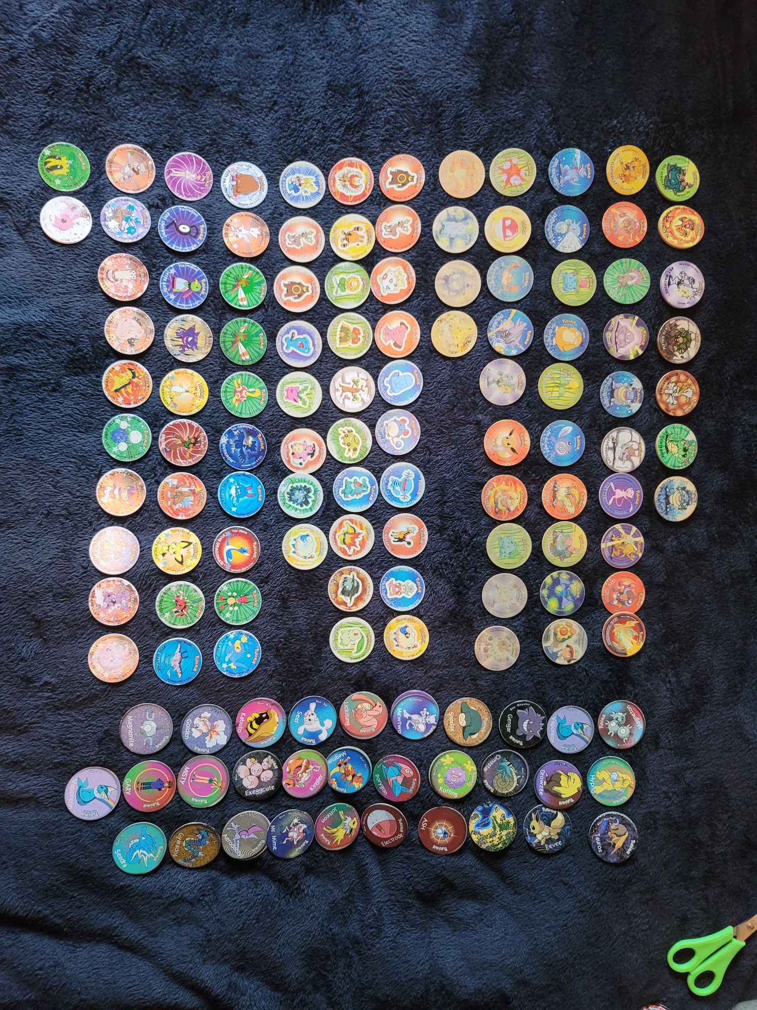 Kolekcja Pokemon Tazo Zapper Duo Tazo Flesz Tazo 101 szt + 31 bootleg