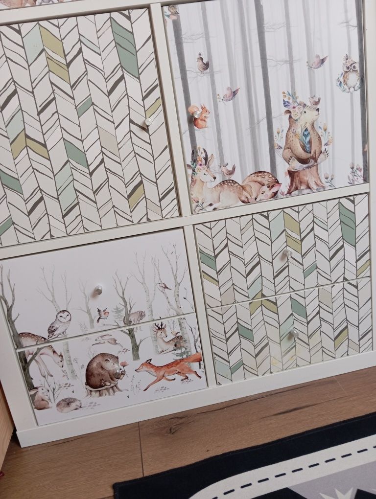 Kallax ikea z wkładami