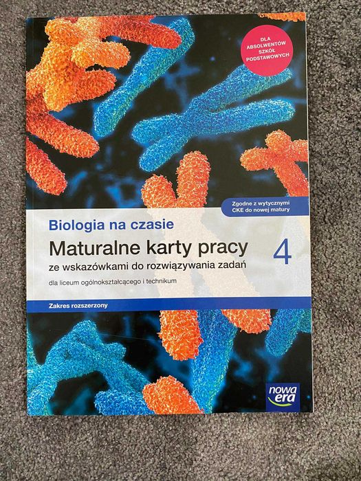 Maturalne Karty Pracy 4 Biologia rozszerzenie Nowa Era