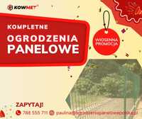 Ogrodzenie Panelowe 3D Panel Podmurówka Słupki Obejmy PRODUCENT