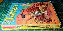 Lote de livros de Tarzan a cores