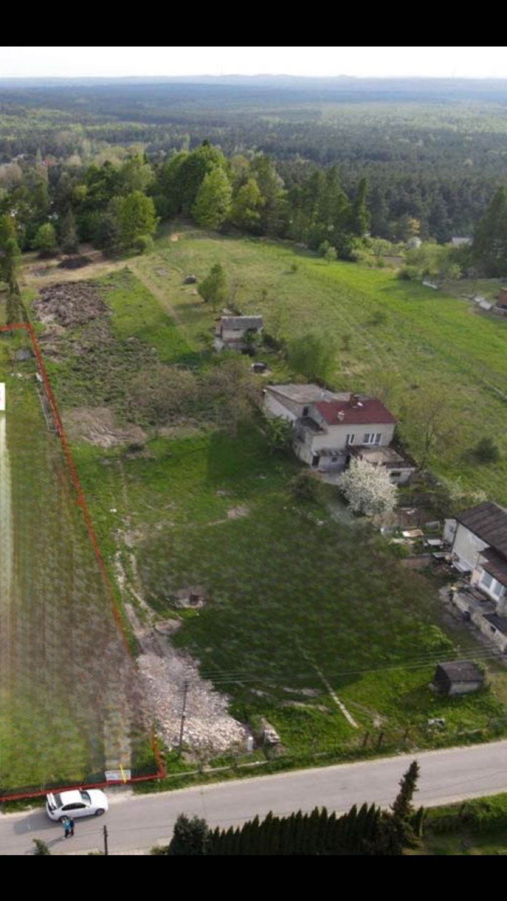 Piękna działka widokowa w Kluczach blisko Czubatki, powierzchnia 790m2