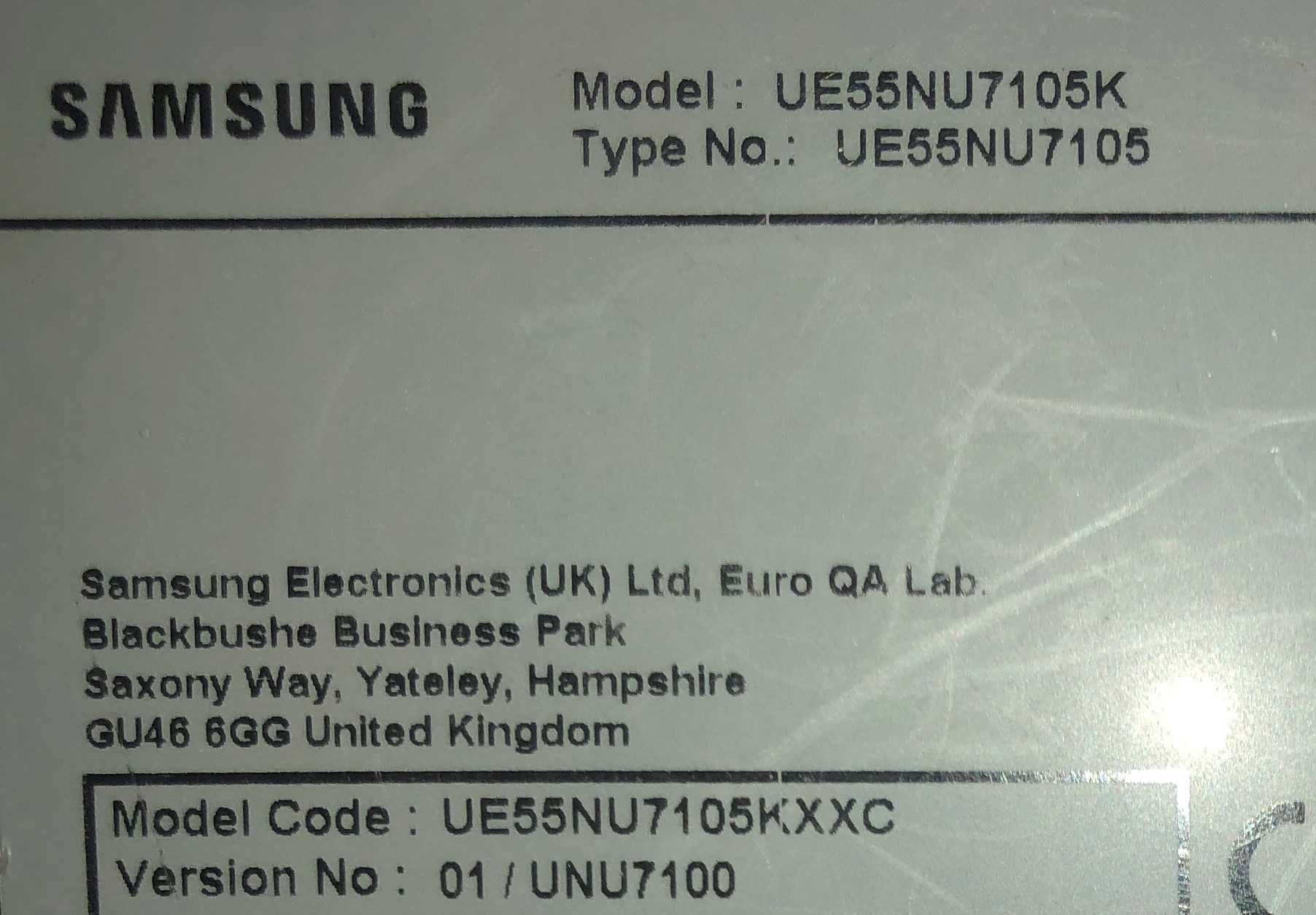 Peças TV Samsung UE55NU7105K Fonte BN44-.00932C/B  Board BN41-.02635A