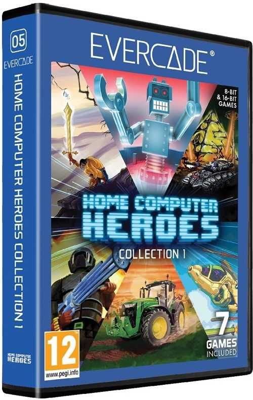 EVERCADE C5 - Zestaw gier Home Computer Heroes Collection Col. 1