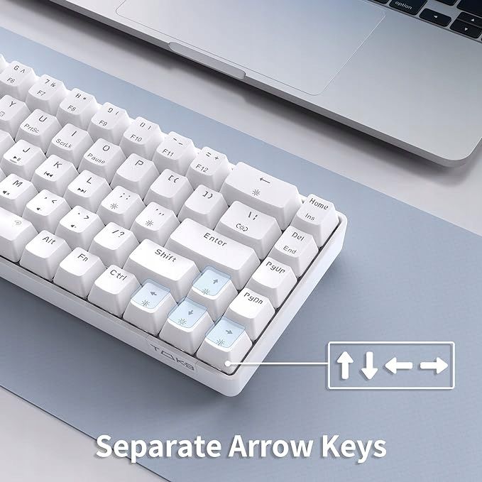 Klawiatura Mechaniczna Gamingowa Tmkb T68se Rgb Kabel Usb-a Do Usb-c B