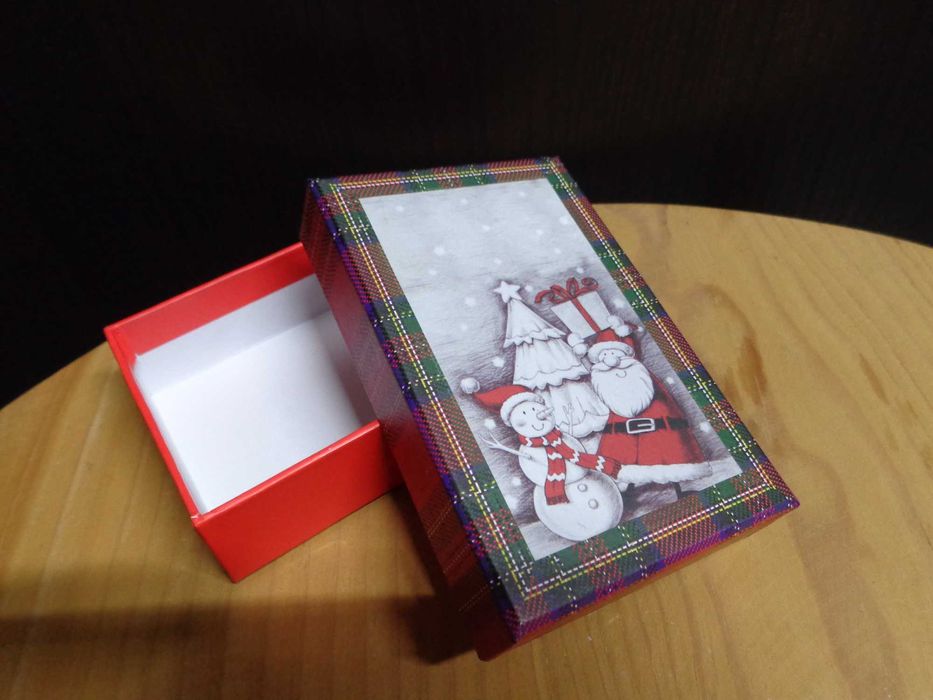 Caixa de Natal vermelha