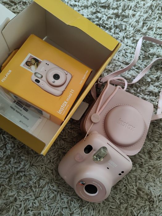 Máquina fotográfica Fujifilm Instax mini 11 rosa pastel