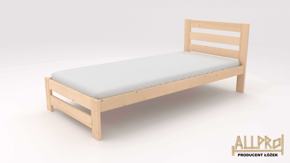 ŁÓŻKO DREWNIANE 90X200,120 140..+STELAŻ,Lite Drewno,hotelowe,Producent