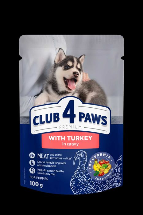 Корм Клуб 4 лапи в паучі для собак