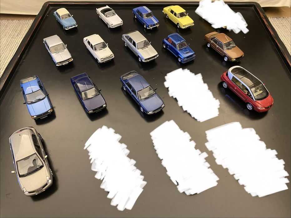 Miniaturas Renault 1:43, Minichamps, Norev, Skid, Ixo, Altaya