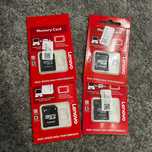 NOWE !! 4 x zestaw adapter sim adaptery memory card karta pamięci