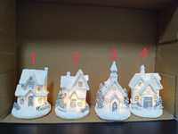 Mały domek z podświetleniem LED Święta Bożego Narodzenia