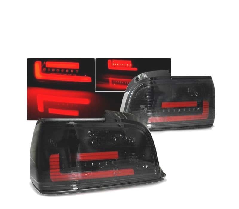 FAROLINS TRASEIROS LED PARA BMW E36 90-99 COUPE CABRIO FUMADO