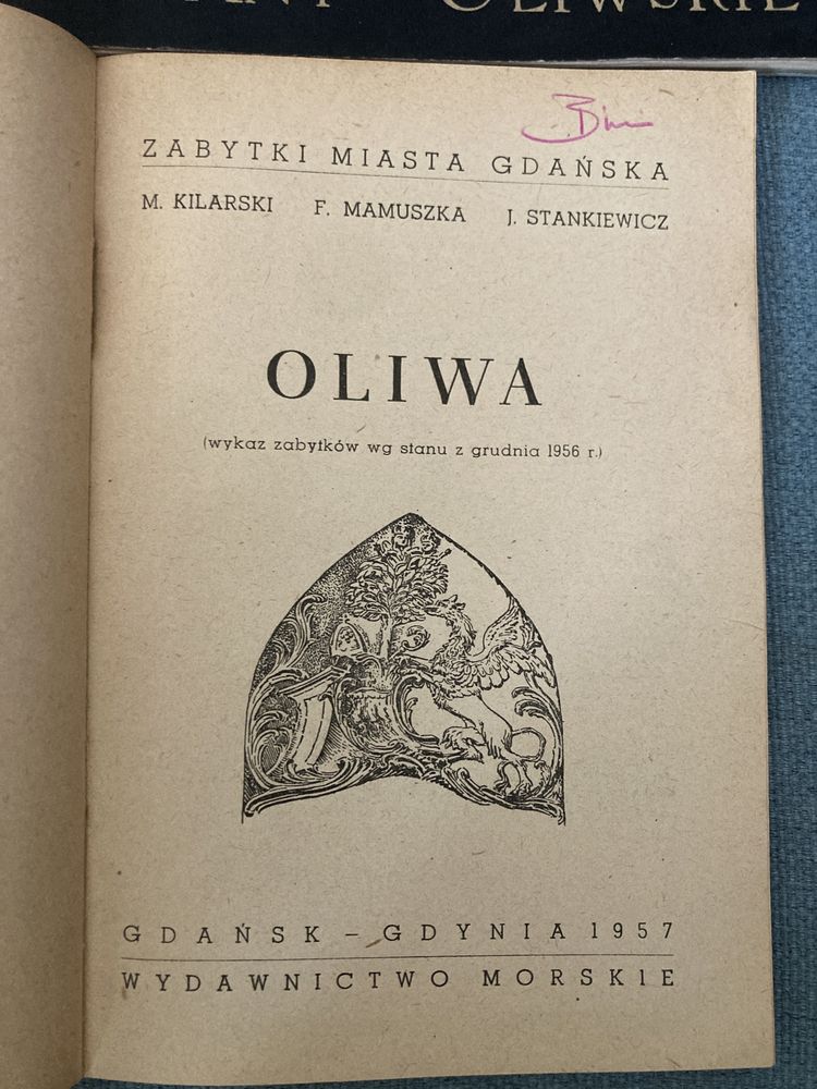 Artystyczne kraty gdańskie, Oliwa, Gdańsk - zestaw książek