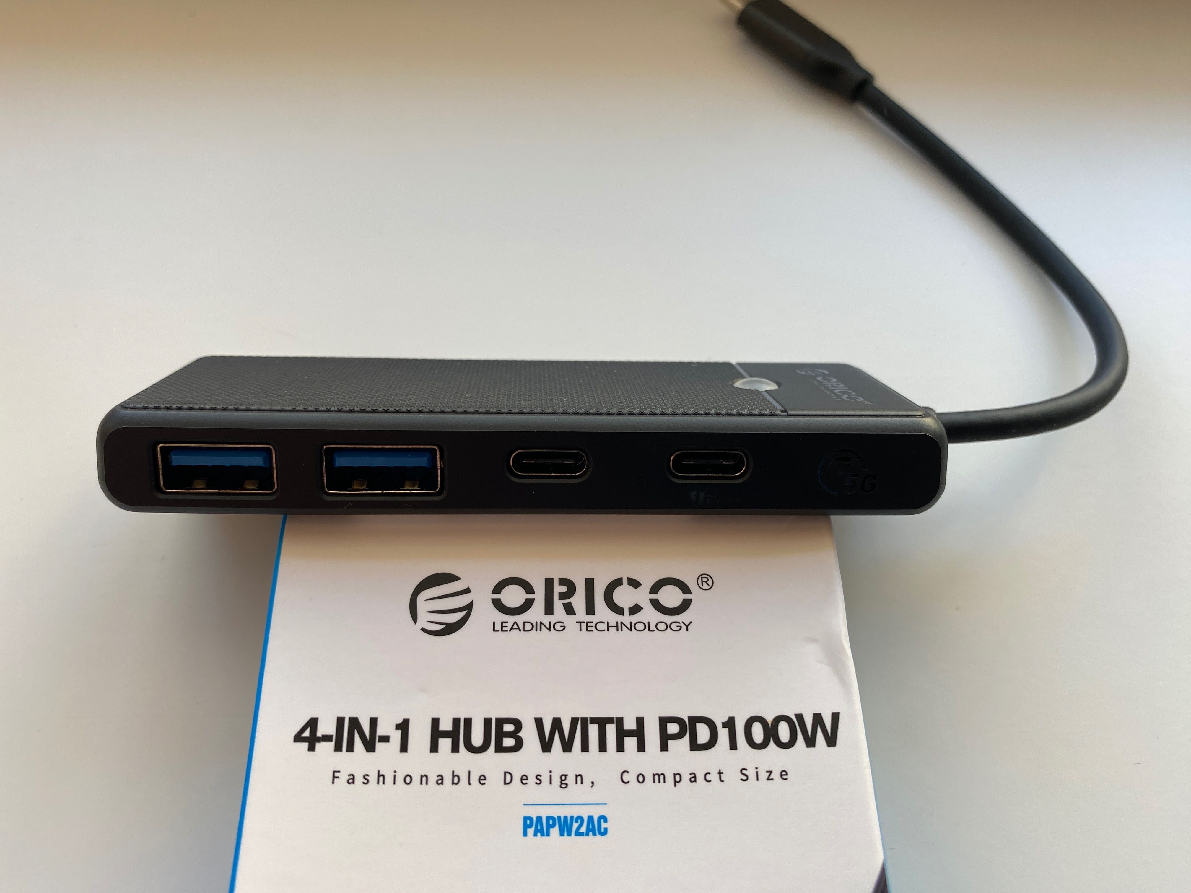 4-in-1 USB C Hub USB 3.0, 5 Гбіт/с