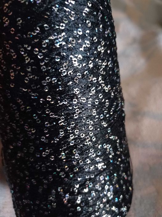 Пряжа с паеткой полиэстер 200г