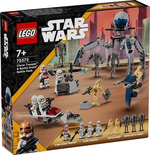 LEGO Star Wars Клони-піхотинці й Бойовий дроїд (75372) лего