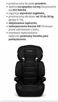 Fotelik samochodowy RICO KIDS 15-36 kg