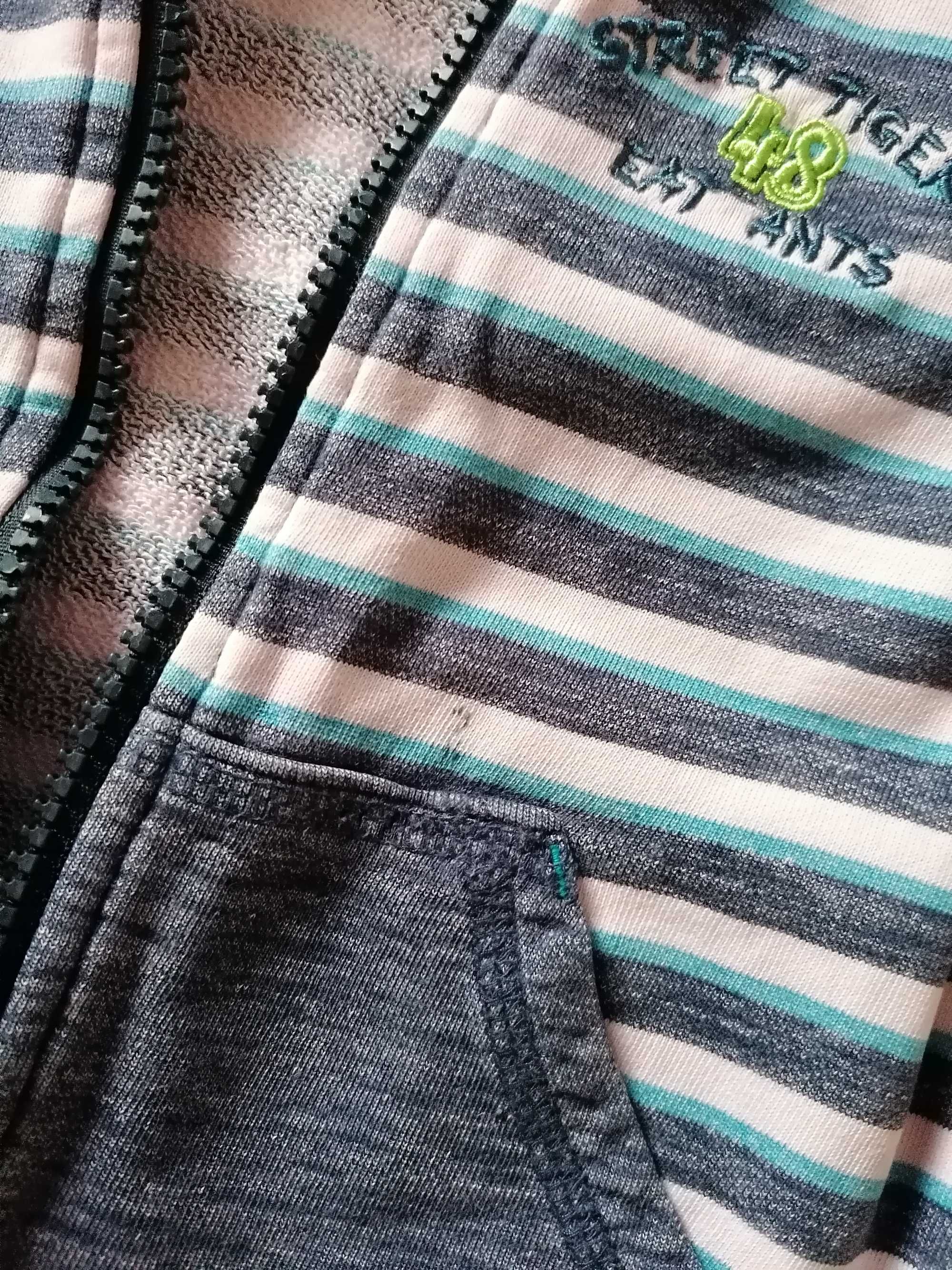 Zestaw S.Oliver Fatants Toby Tiger spodnie bluza t-shirt 98 cm 2-3 lat