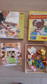 Zabawki układanki edukacyjne  dla 2 lata Haba